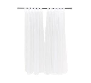 Velo presilla liso 230x145 cm blanco