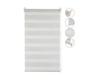 Cortina roller Zebra simple blanco 120x165 cm