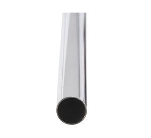 Barra cortina lisa fierro 12 mm x 1 m cromo