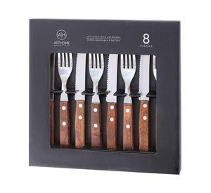 Set cubiertos + accesorio parrilla 11 piezas PAR58