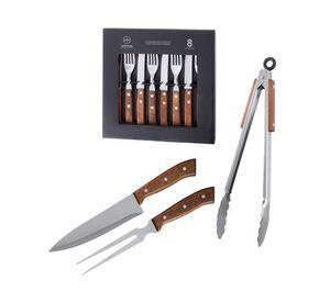 Set cubiertos + accesorio parrilla 11 piezas PAR29