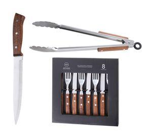 Set cubiertos + accesorio parrilla 10 piezas PAR53