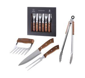 Set cubiertos + accesorio parrilla 12 piezas PAR38