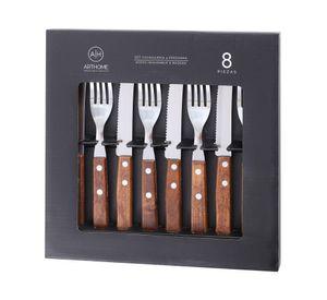 Set cubiertos + accesorio parrilla 12 piezas PAR36