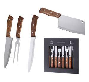 Set cubiertos + accesorio parrilla 12 piezas PAR17