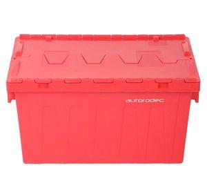 Caja logística rojo 56 lt