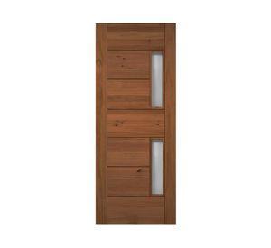 Puerta Empoli pintada 2 vidrios 75x200 cm