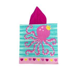 Toalla playa con capucha Pulpo
