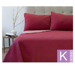 Quilt Origins Bicolor cereza/rosado King