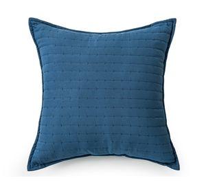 Cojín Rice Piedra poliéster azul 45x45 cm
