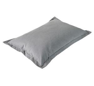 Cojín Loneta Gray algodón gris 60x40 cm