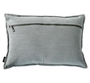 Cojín Stonewash Sage algodón gris 60x40 cm