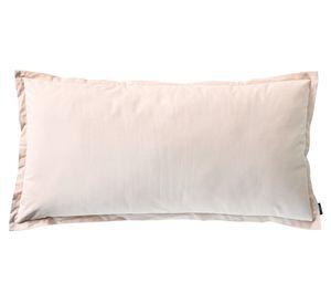 Cojín Loneta algodón beige 100x50 cm