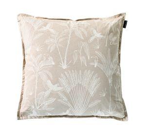 Cojín Wild algodón beige 55x55 cm