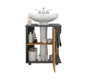 Mueble lavamanos Phillips wengue/fresno 62.1x56x41.3 cm