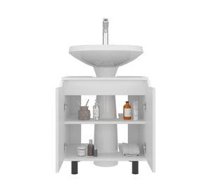 Mueble lavamanos Marlo blanco 63x55x41.3 cm