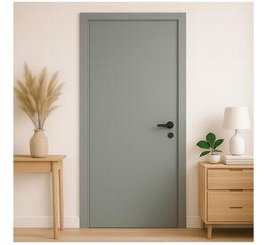 Puerta Flexilam MDF gris 75x200 cm