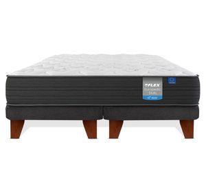 Cama europea Europedic dual 2 plazas box base dividida