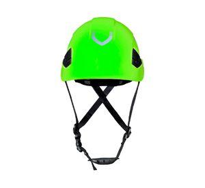 Casco Alpine ABS verde flúor