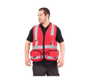 Chaleco geólogo Explorer rojo