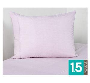 Sábanas 1.5 plazas Stripe mauve 144 hilos