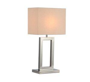 Pantalla lámpara sobremesa Mx beige 28x26x16 cm