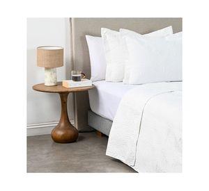 Quilt Matelado blanco súper king