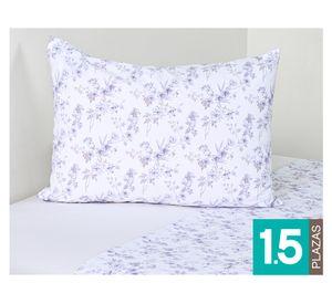 Juego de sábanas 1.5 plazas 200 hilos Ester morado