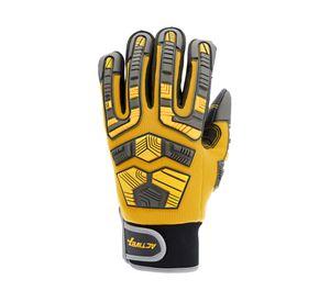 Guante antideslizante XL poliéster X10 amarillo