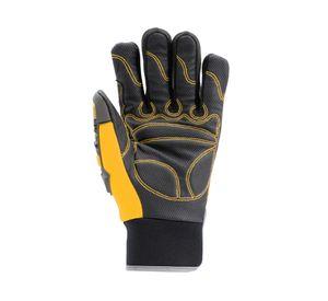 Guante antideslizante XL poliéster X10 amarillo