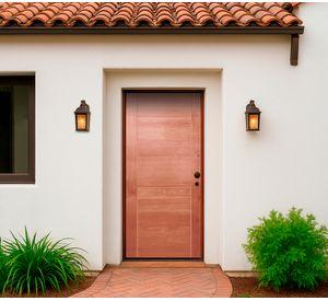 Puerta Turín 7 Panel crudo madera pino radiata 70x200 cm