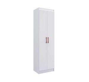 Clóset multiuso 2 puertas blanco 183x52x36 cm