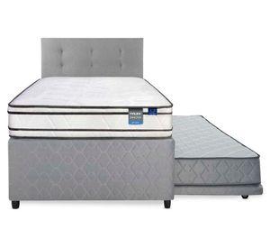 Diván Innova 1.5 plazas box + respaldo Royal gris