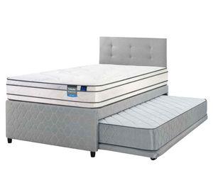 Diván Innova 1.5 plazas box + respaldo Royal gris