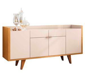 Buffet Sinfonía off white/canela 79x160x40 cm