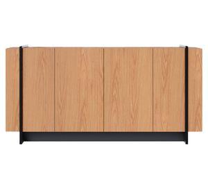 Buffet Copacabana café/negro 79.7x160x42.5 cm