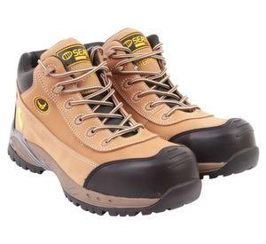 Zapato de seguridad unisex Seal café claro