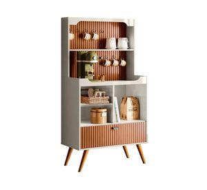 Bar para café Rubi blanco/café