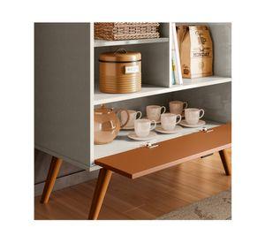 Bar para café Rubi blanco/café