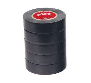 Cinta eléctrica negro 1.9 cm x 20 m 5 piezas