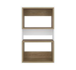 Repisa de baño Eco blanco/fresno 75.3x45x18.9 cm