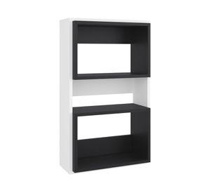 Repisa de baño Eco blanco/wengué 75.3x45x18.9 cm