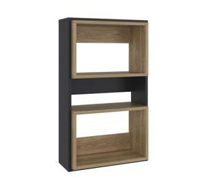 Repisa de baño Eco wengué/fresno europeo 75.3x45x18.9 cm