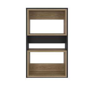 Repisa de baño Eco wengué/fresno europeo 75.3x45x18.9 cm