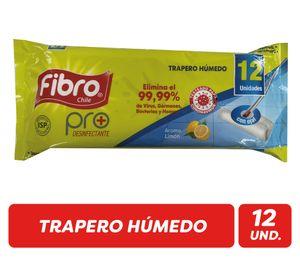 Trapero húmedo desinfectante 12 un.