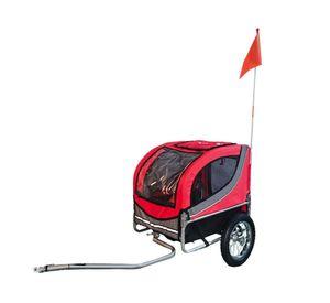 Carro trailer mascotas rojo