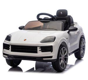 Auto batería Porsche Cayenne 2 motores blanco