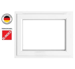 Ventana termopanel Fija PVC 120x70x10 cm blanco