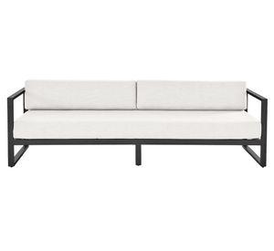 Sofá 3 cuerpos Montego OLE negro/beige