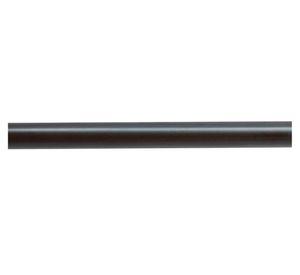 Barra cortina fierro negro 28 mm 2.5 m